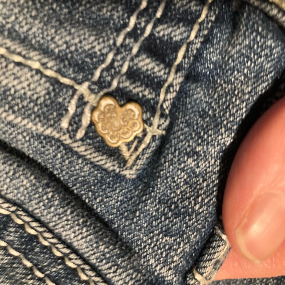 Wallflower brand, size 11 short, luscious curvy fit, Women's Blue Jeans - Picture 8 of 12